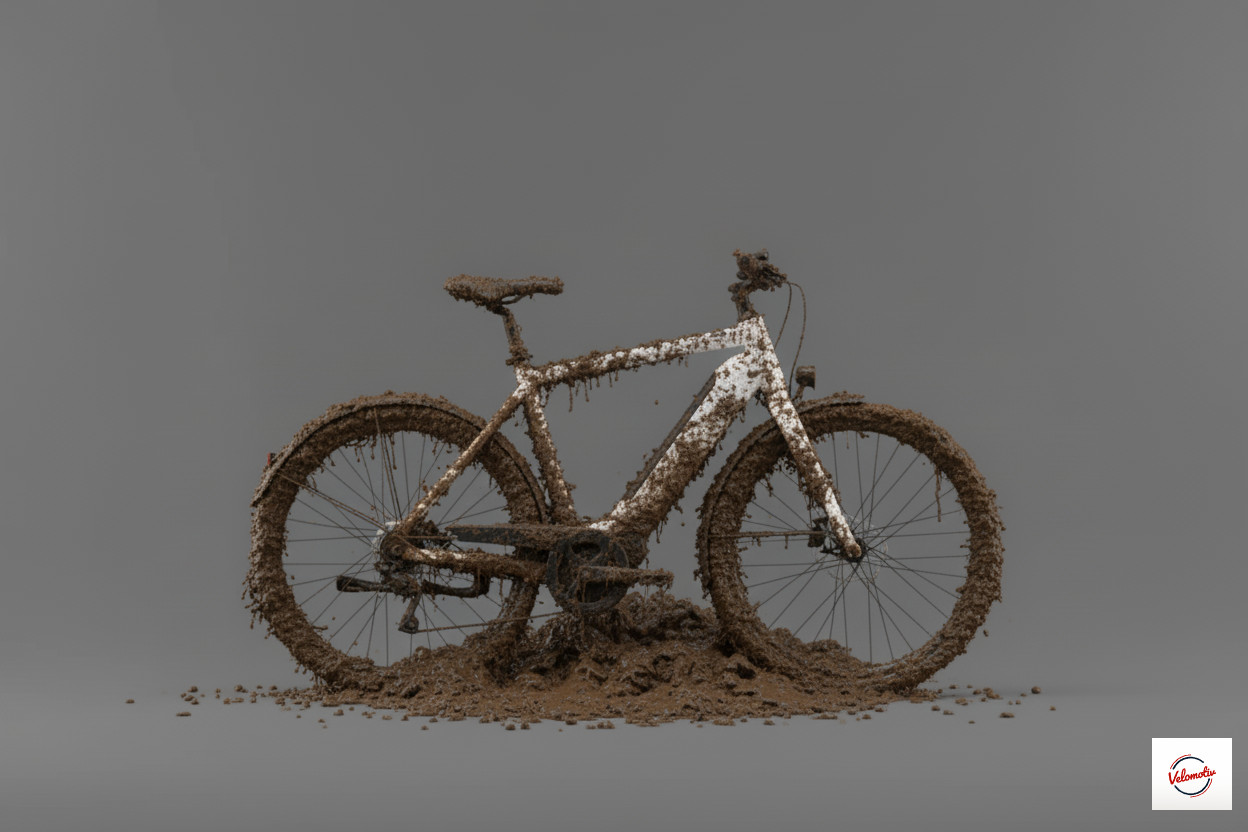 Rad vor der Reinigung